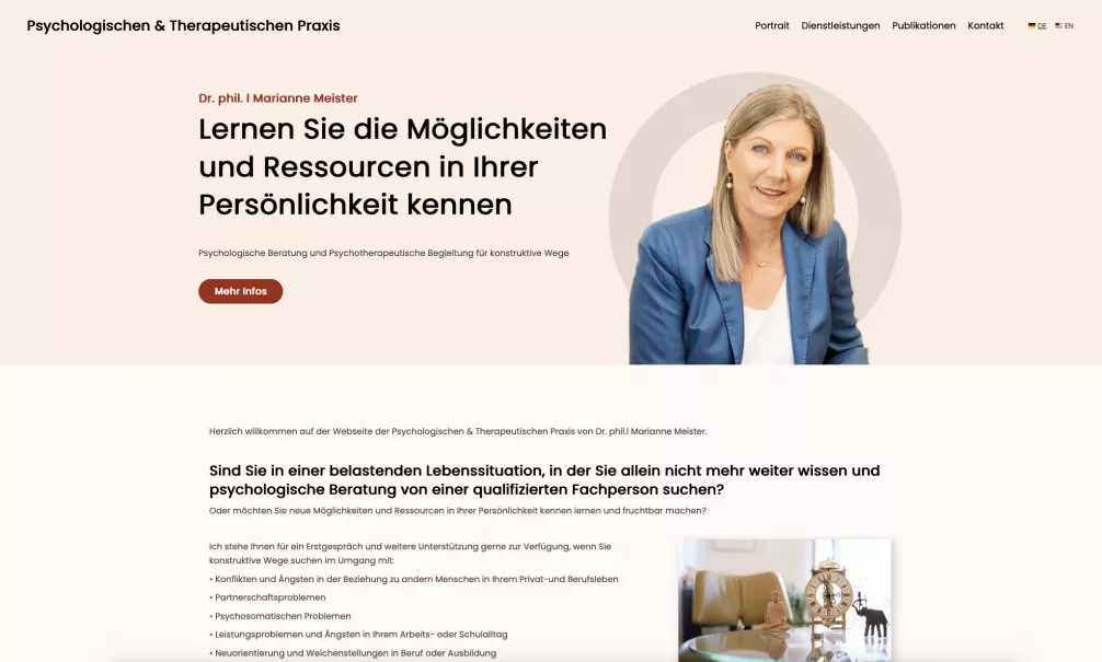 Psychologischen & Therapeutischen Praxis Psychologischen & Therapeutischen Praxis