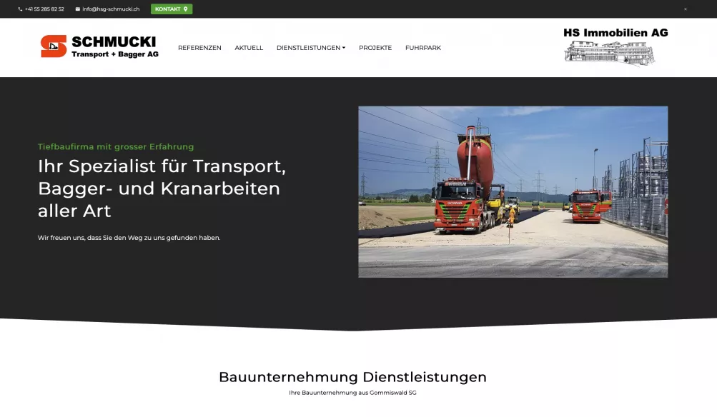 Schmucki Transport + Bagger AG Schmucki Transport + Bagger AG