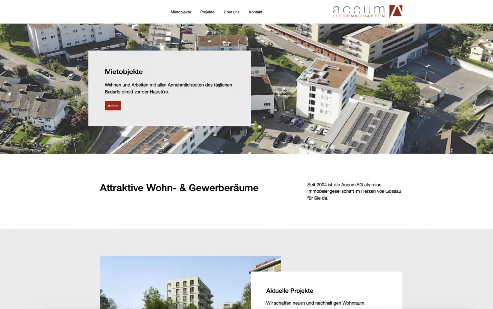 Accum AG Liegenschaften Accum AG Liegenschaften